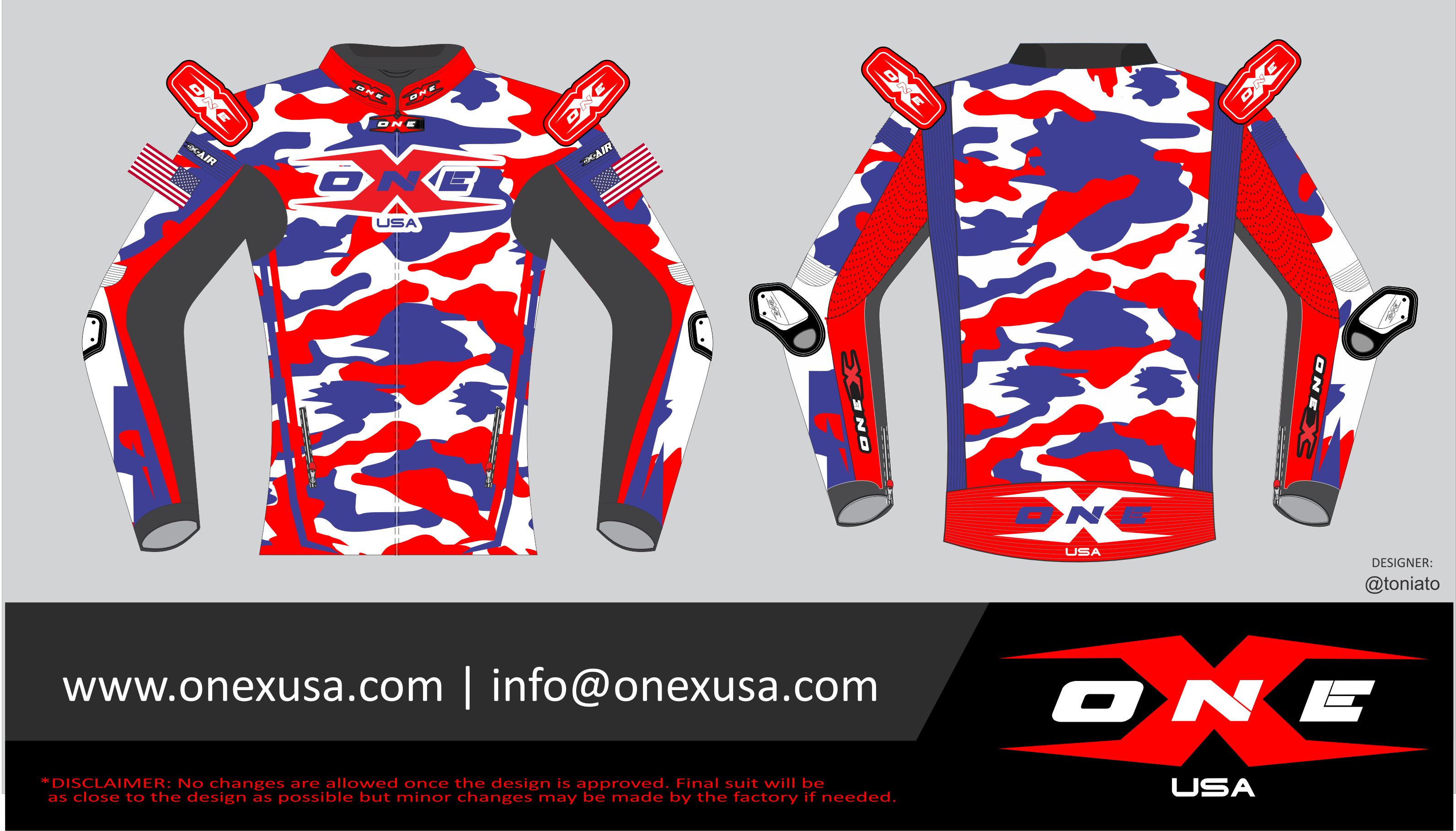OneX USA Pro Custom Jacket
