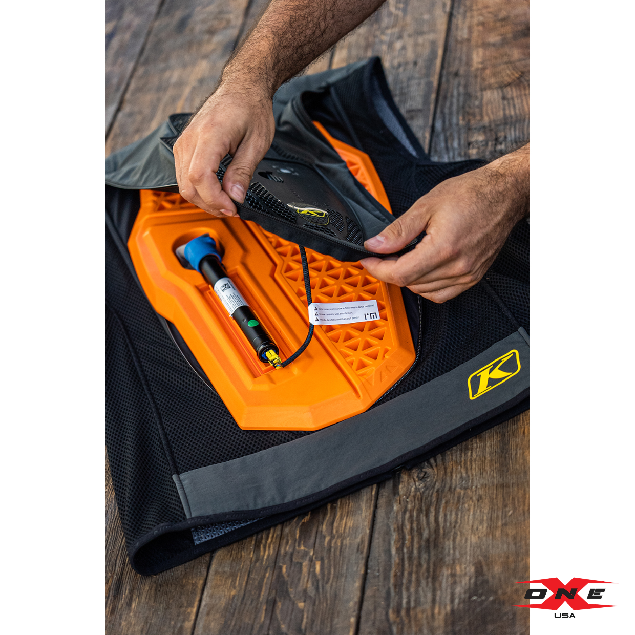 Airbag Vest Compatible D3O Level 2 Back Protector
