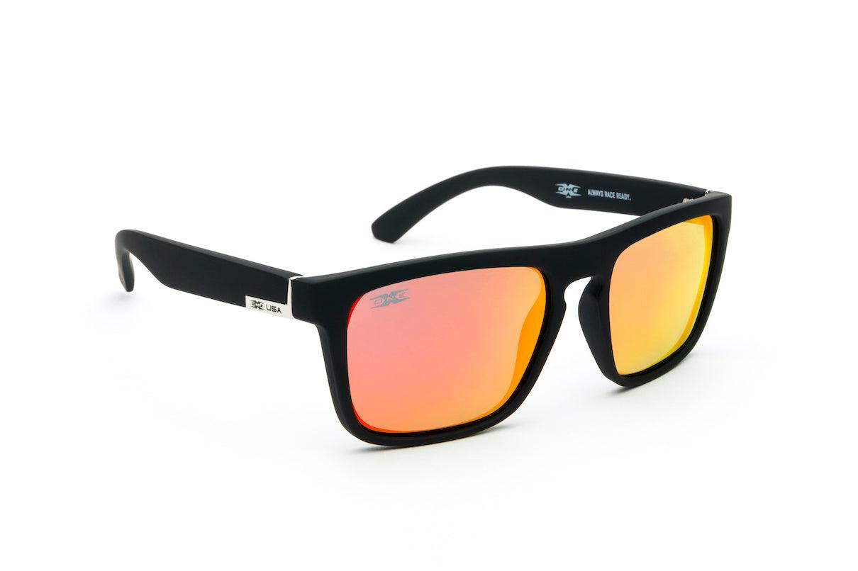 OneX Eyewear - XRS Sunglasses - Black/Silver Red Lens - OneX USA