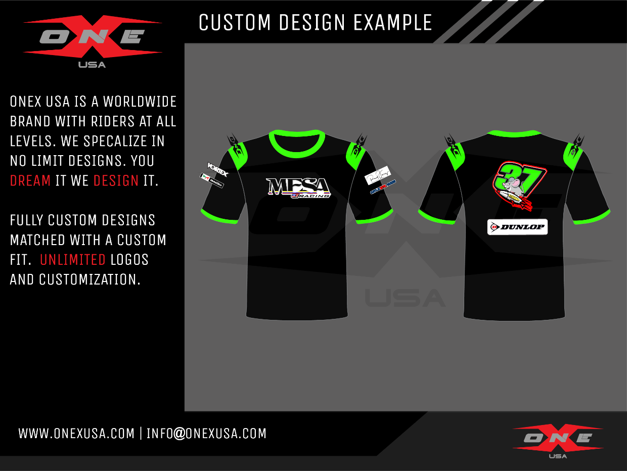 OneX USA Custom Racer T-Shirt