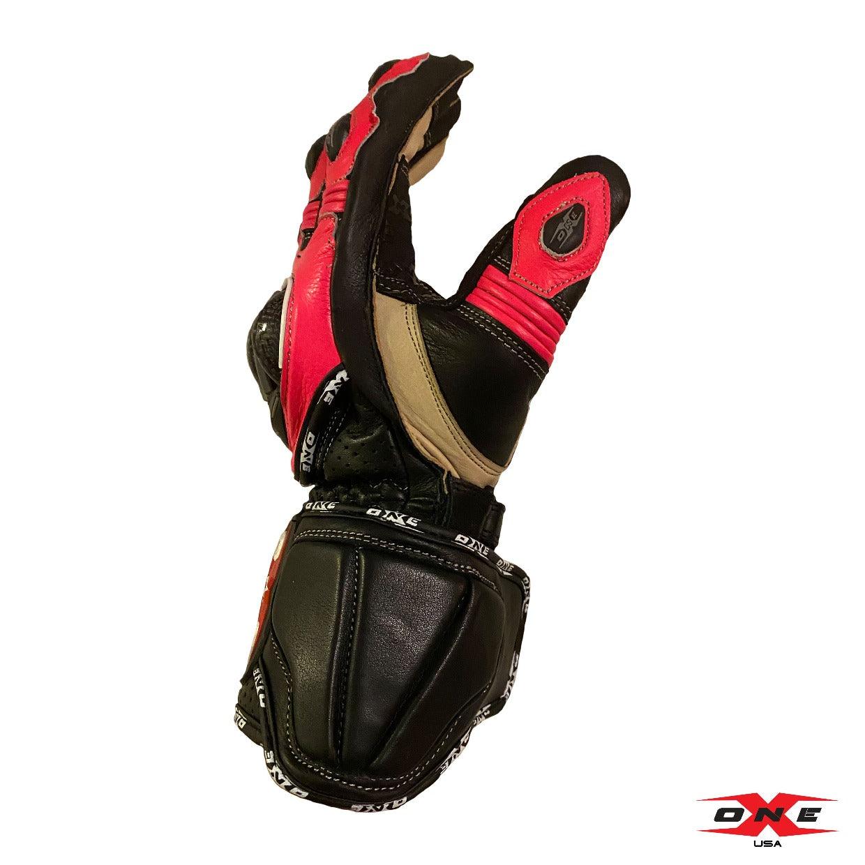 OneX USA Pro Race Gloves - Fluor Pink - OneX USA