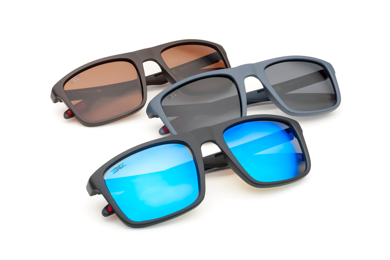 OneX Eyewear - XRS-3 Sunglasses - Black/Blue Lens