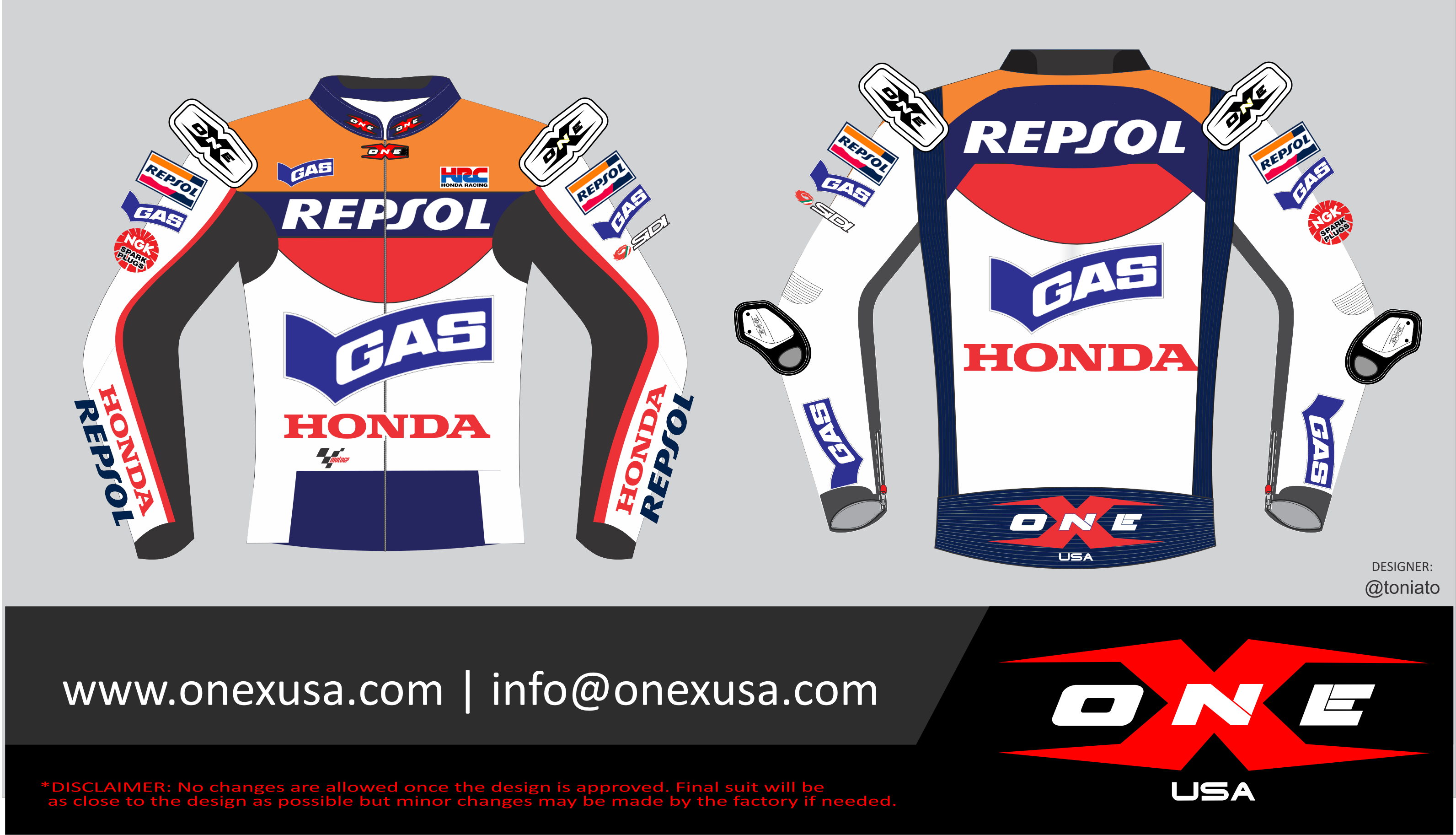 OneX USA Pro Custom Jacket