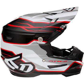 6D ATR-2 Phase Helmet Medium White/Red 6D ATR-2 Phase Helmet Medium White/Red
