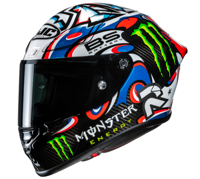 HJC RPHA 1N V2 Carbon Helmet - Quartararo Le Mans III - MC21