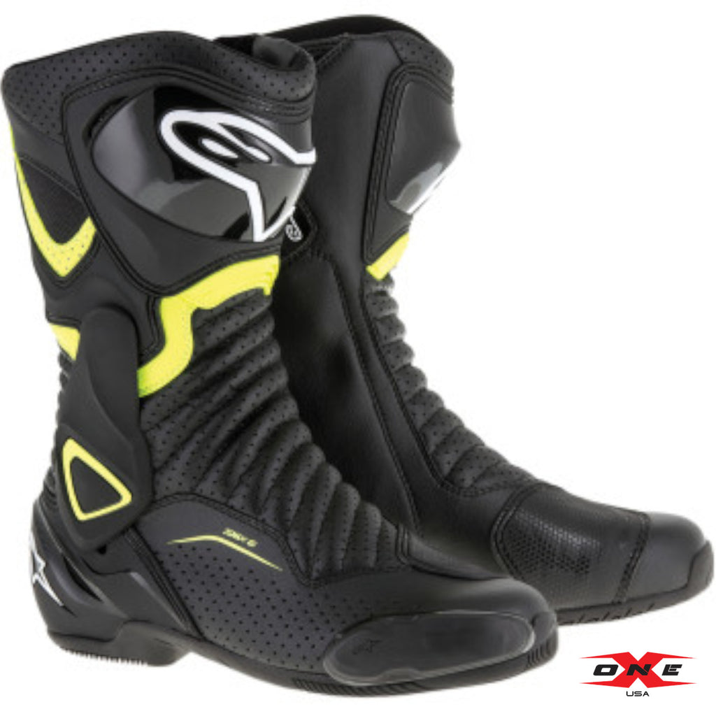 Alpinestars SMX-6 V2 Vented - Black/Yellow – OneX USA