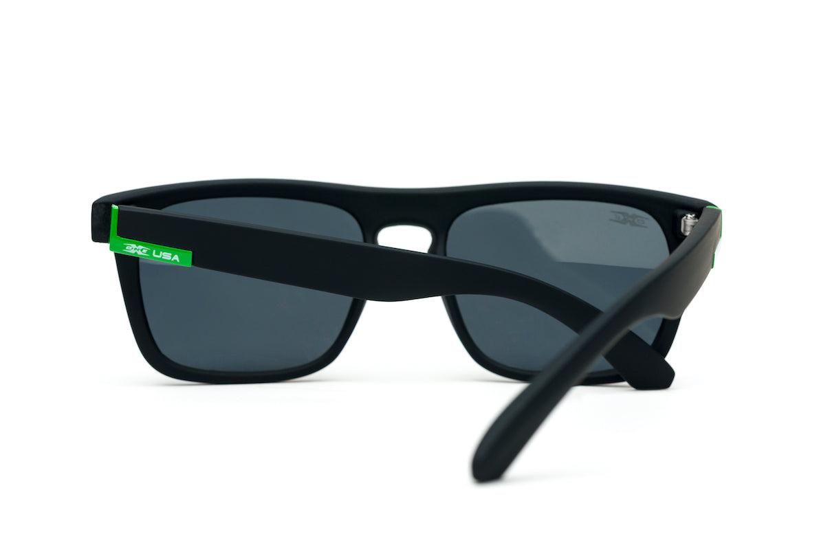 OneX Eyewear - XRS Sunglasses - Black/Green Black Lens