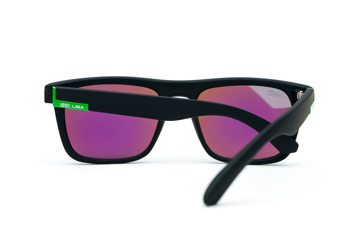 OneX Eyewear - XRS Sunglasses - Black/Green Green Lens