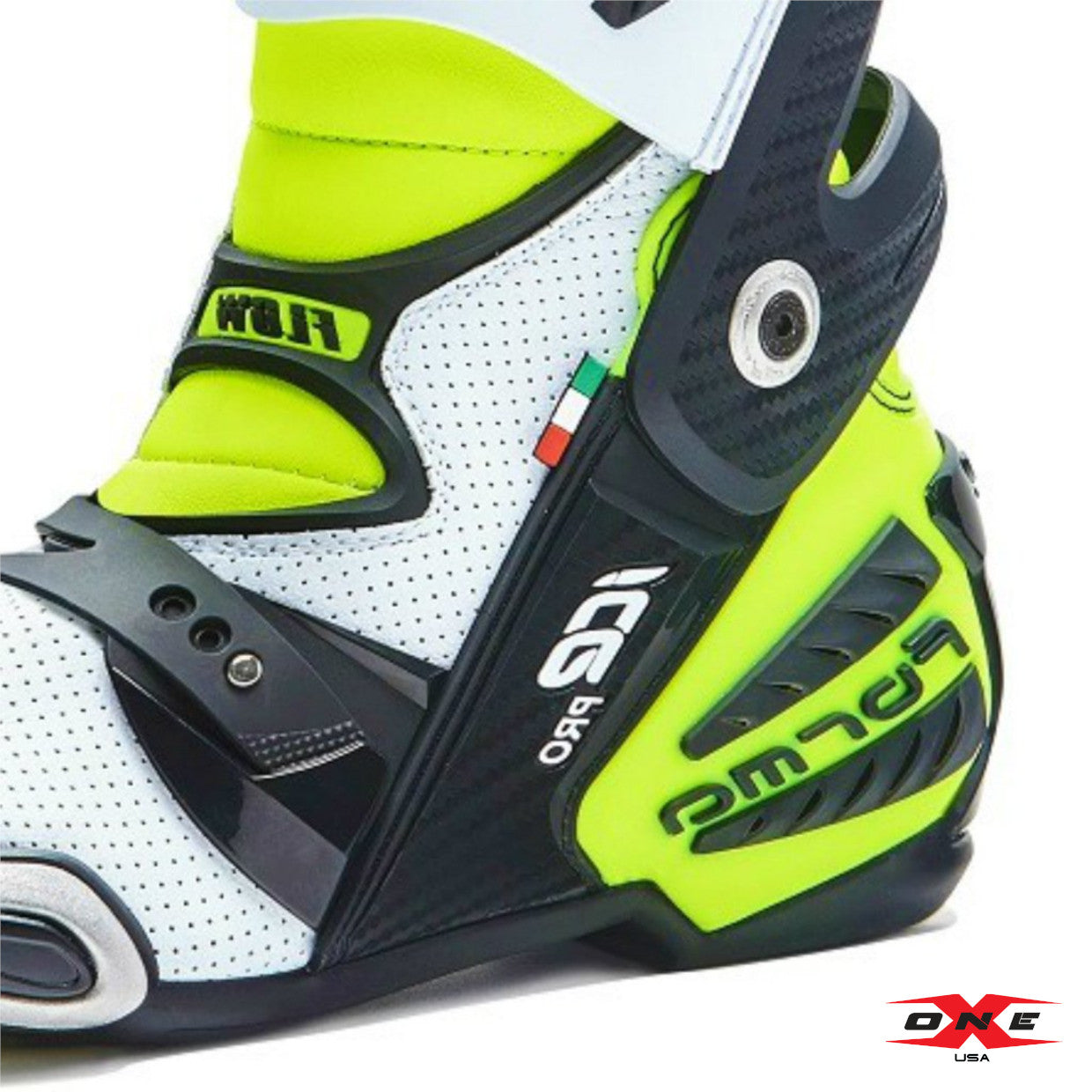 Forma Ice Pro-Flow Road Racing Boots - Neon/White