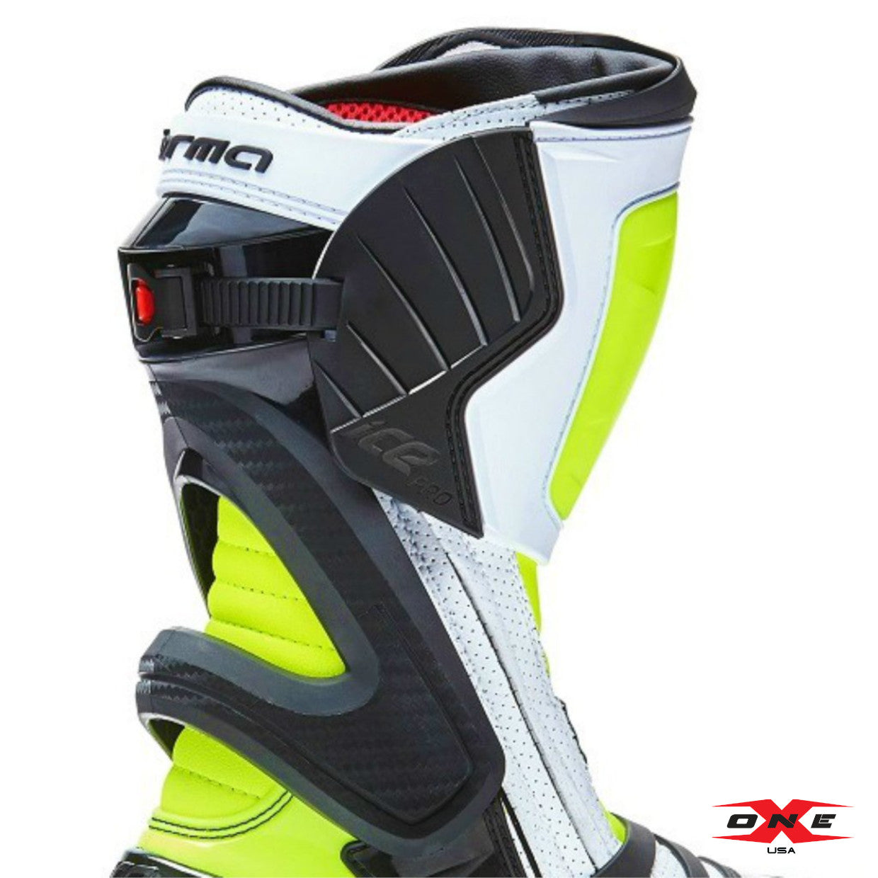 Forma Ice Pro-Flow Road Racing Boots - Neon/White