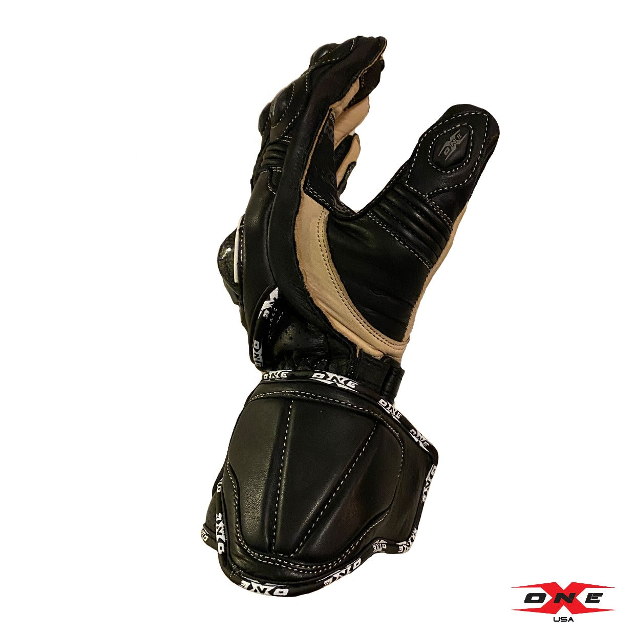 OneX USA Pro Race Gloves - Black