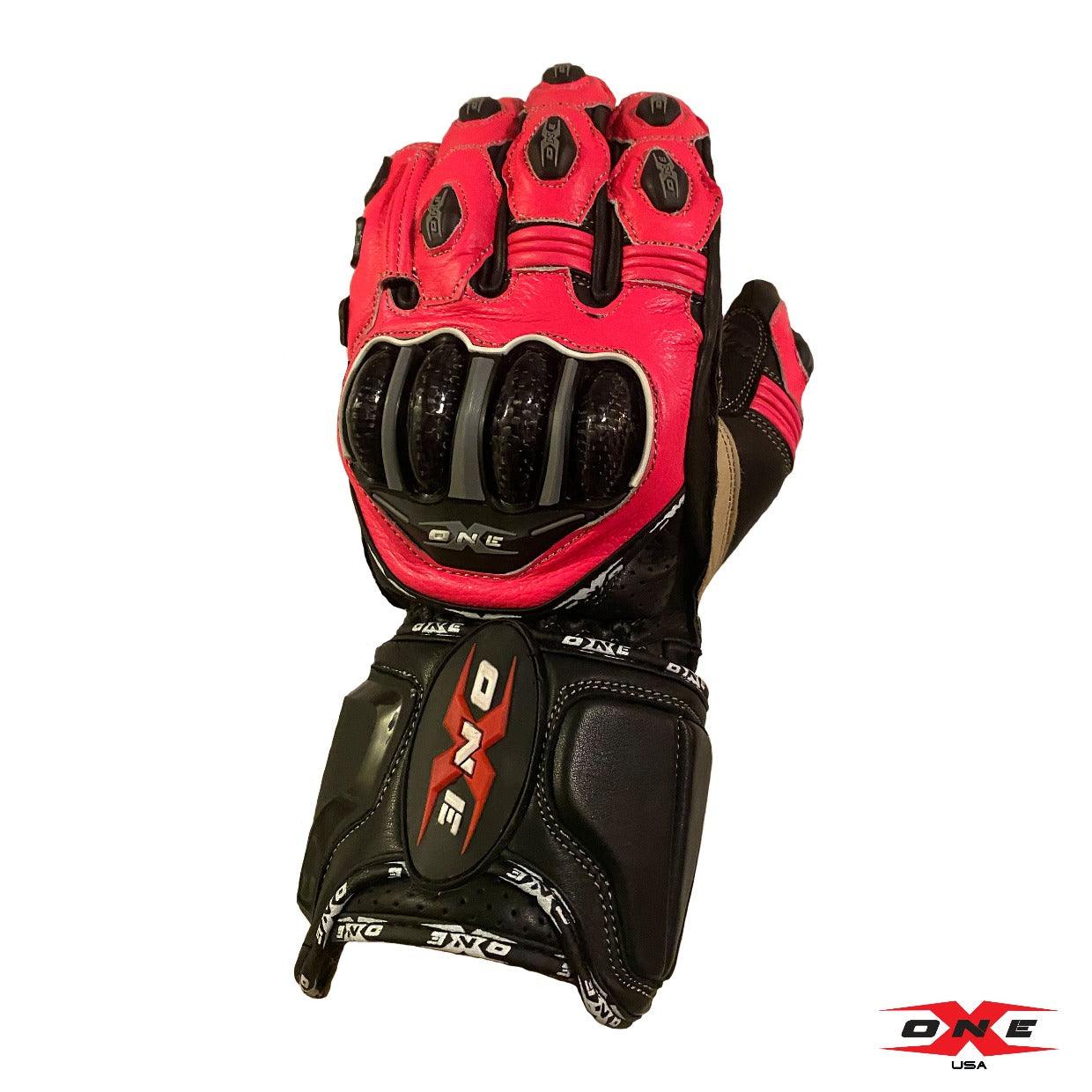OneX USA Pro Race Gloves - Fluor Pink - OneX USA