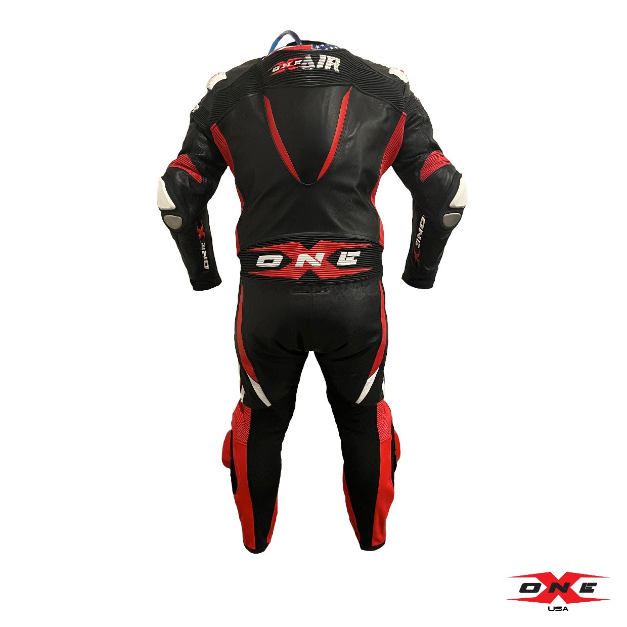 OneX USA XR22 Airbag Ready Pro Race Suit - Black/Red