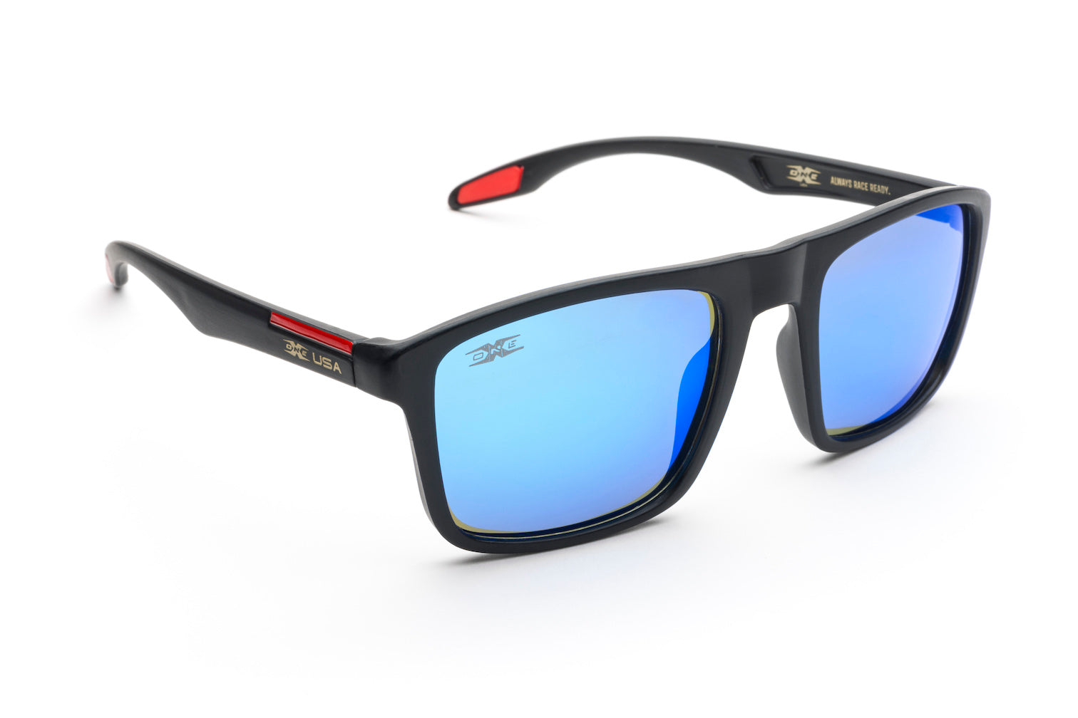 OneX Eyewear - XRS-3 Sunglasses - Black/Blue Lens