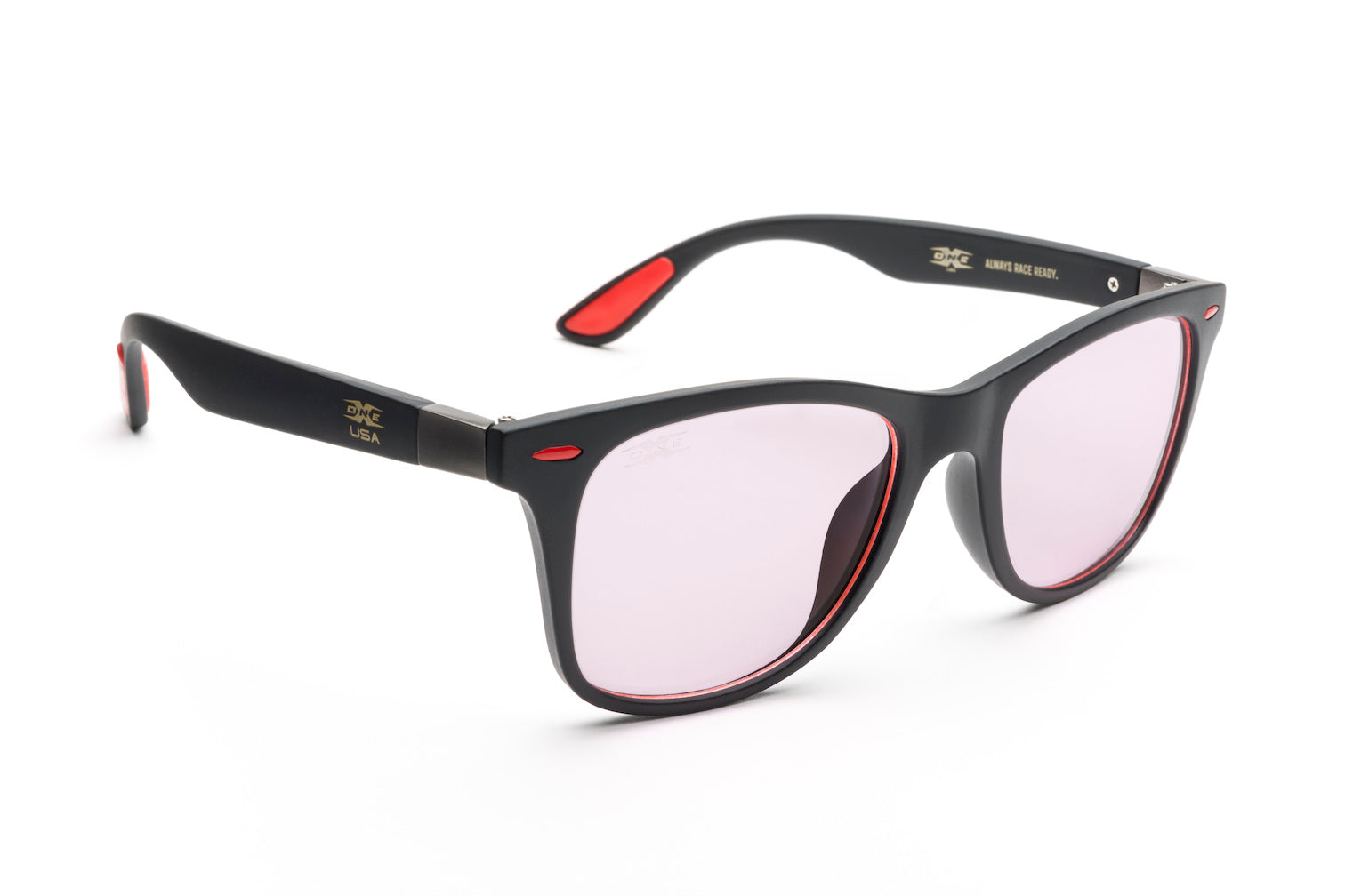 OneX Eyewear - XRS-7 Sunglasses - Black/Pink-Clear